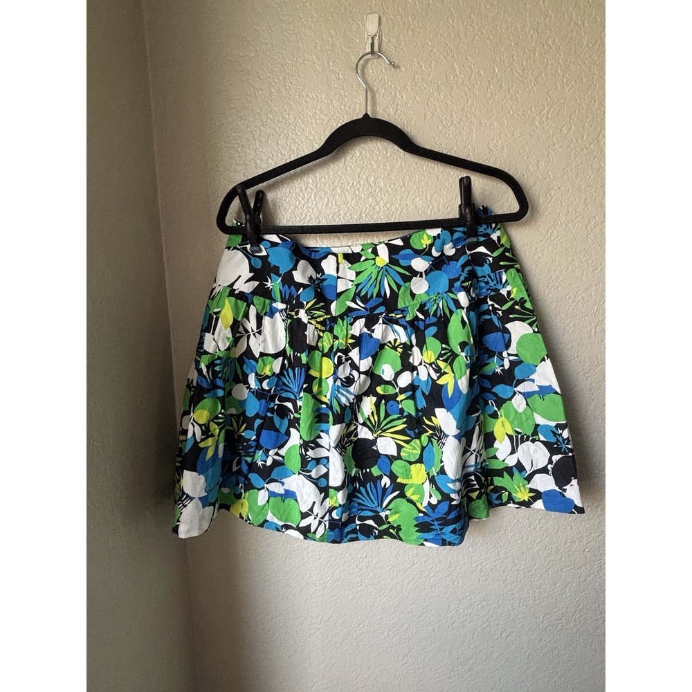 NWT KENNETH COLE TROPICAL  FLORAL PRINT SKIRT MED‎ 10 M